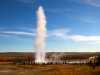 geysir bursting in iceland