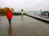 toronto waterfront and first signs of sandy the storm