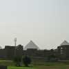 great pyramids in cairo landscape