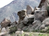 More rock formations along PCT