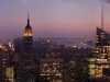 manhattan at sunset from top of the rock