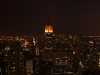 new york city lights from rockefeller center