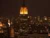 empire state building in the evening