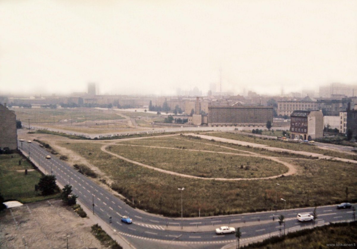 Berliinin muuria elokuussa 1979