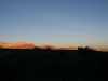 sunset in red rock canyon