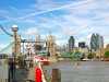 another view towards tower bridge from the walking area