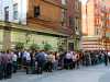 on a warm summer friday night pubs still burst to streets