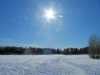 17.3.13 klo 12.05 - pakkanen ei poistu vaikka aurinko paistaa