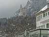 neuschwanstein seen from hochschwangay town