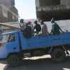 Construction workers in Tanzania