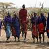 masai jumping dance in Ngorongoro