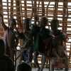 Masai children in their preschool nursery in Ngorongorgo