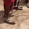 shoes of masai warriors made from car tyres
