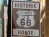 historic route 66 begin sign in chicago