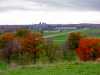 st louis seen from top of cahokia monk mound