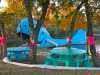 Route 66 attaraction The Blue Whale in Catoona Oklahoma