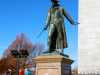 statue of colonel William Prescott at Bunker Hill Boston