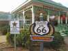 Wheatherford city Route 66 markers in Oklahoma