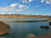Colorado River - Lake Havasu panorama at lake southeast end