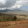 Mountains at noon in Ngorongoro area