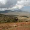 Mountains at noon in Ngorongoro area