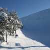 top of ruka fjell during easter time