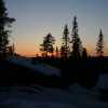 evening sky at ruka