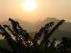 sunset at mekong in luang prapang
