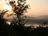 sunset over mekong luang prapang