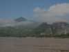 morning mist over mekong in laos