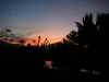 sunset moon in luang prapang