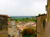 Old buildings and vineyards